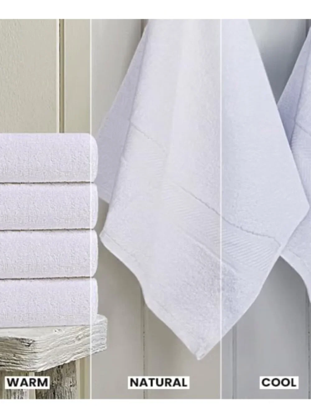 Brand New Utopia Towels 6-Pack White Bath Towels (24 x 48 Inches)